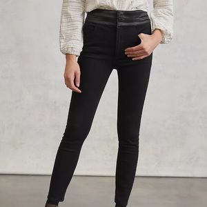 NWT Pilcro ultra high rise satin slim jeans, so 27